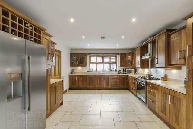 The property features a superb Luxury Fitted Walnut Kitchen