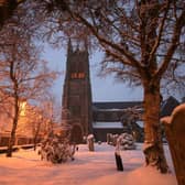 A Christmas scene, St Patrick's Church in Coleraine in December 2010 as the snow covers the 400 year old graveyard. Picture: Mark Jamieson/Coleraine Times archive