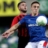 Linfield's Joel Cooper. Pic by PressEye Ltd.