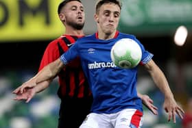 Linfield's Joel Cooper. Pic by PressEye Ltd.