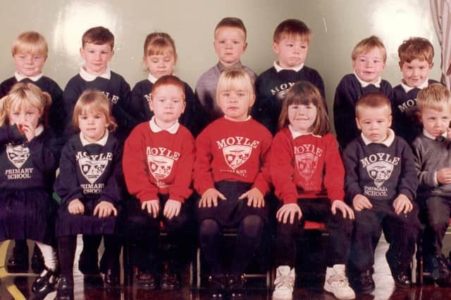 The Moyle Primary School 1995 reception class. LT49-809-CON