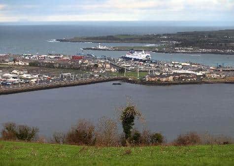 Port of Larne. Pic by Press Eye.