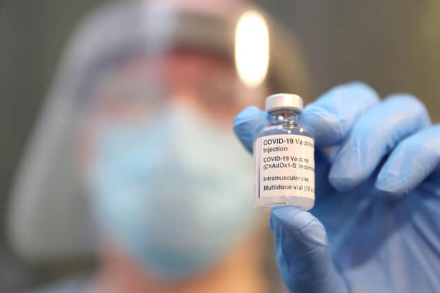 Oxford/AstraZeneca Covid-19 vaccines are being rolled out across Northern Ireland. Pic by Press Eye.