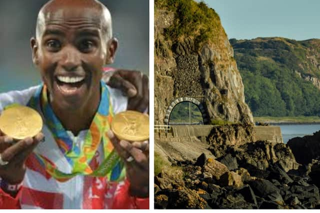 Sir Mo Farah won the Antrim Coast Half Marathon in 2020