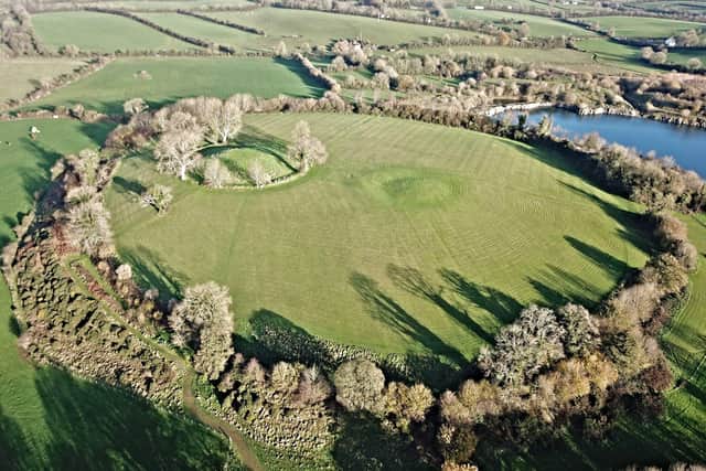 Navan Fort, where new evidence has been discovered about the residences of Ulster’s Iron Age kings. Picture: News Letter archives