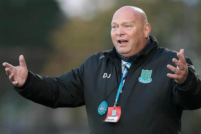 Ballymena United boss David Jeffrey.