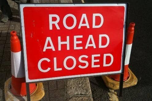 The road will be closed from January 22.