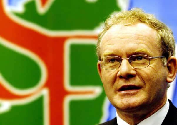 Martin McGuinness in 2003