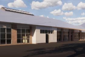 An artist's impression of the new Islandmagee Primary School.