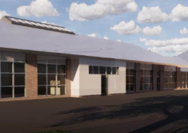 An artist's impression of the new Islandmagee Primary School.