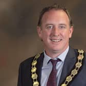 Chair of the Council, Councllor Cathal Mallaghan.