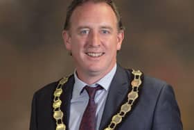 Chair of the Council, Councllor Cathal Mallaghan.