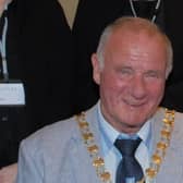 Former mayor of Larne Bobby McKee.