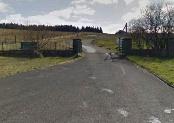 The entrance to Killylane Reservoir. Pic by Google.