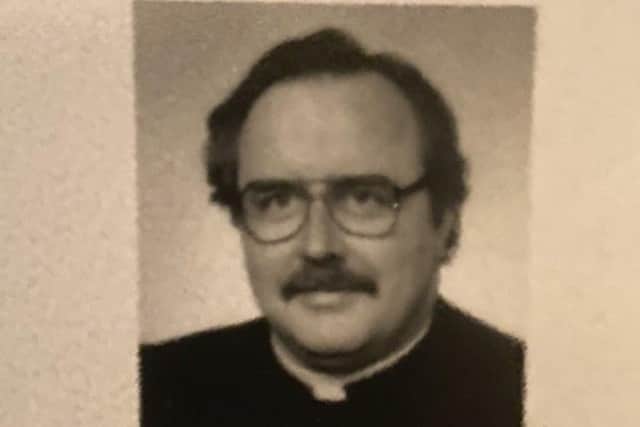Fr Joe McKeever when he was first ordained.