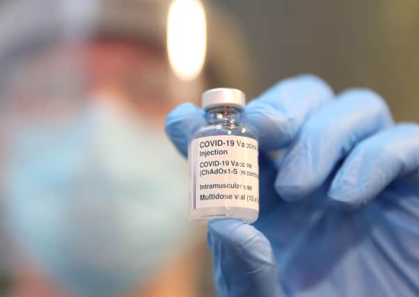 Covid vaccine. Pic by Press Eye.