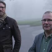 Darren Gibson (left) and David Hume co-present a new series on BBC looking at Ulster Scot ghost stories.