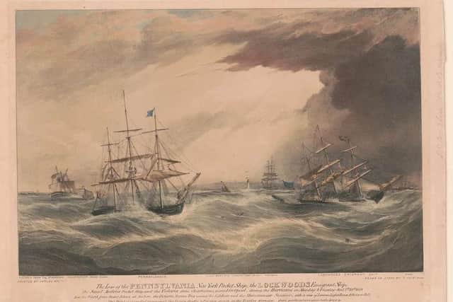 The loss of the Pennsylvania New York packet ship, the Lockwoods emigrant ship, the Saint Andrew packet ship, and the Victoria from Charleston, near Liverpool, during the infamous hurricane of January 7 and 8, 1839