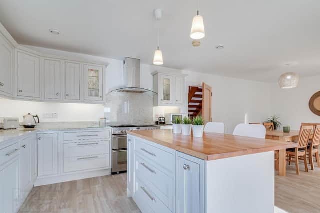 The property has a delightful, contemporary fitted Kitchen