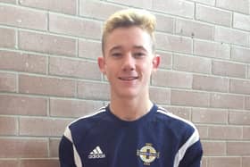 Liam Hughes - pictured on international duty for Northern Ireland under 17s in 2017 - has left Celtic to join Liverpool.