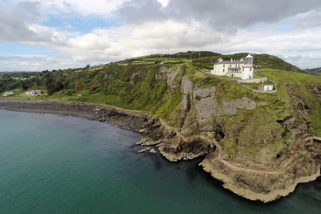 The spectacular loation is popular with walkers.