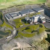 A computer generated image of the proposed facility in Mallusk.