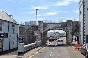 Carnlough was in the news a century ago. Image by Google