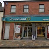 Poundland Ballyclare. Pic by Google.