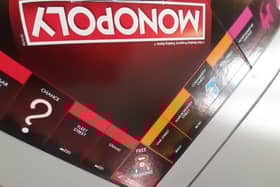A Monopoly board