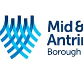 Mid and East Antrim Borough Council logo.