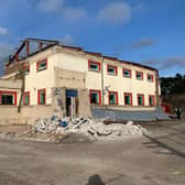 Demolition of building in Maghera.