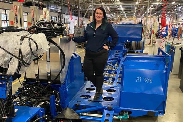 Wrightbus chassis quality manager, Leeanne Stewart