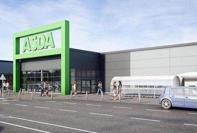 A CGI visualisation of the proposed store.