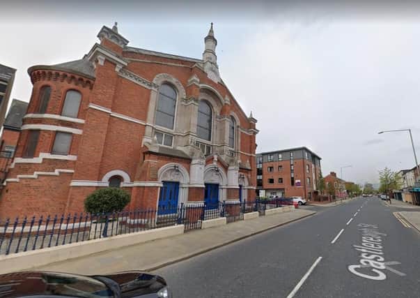 Mountpottinger Presbyterian Church was the setting for a special presentation to the Reverend Robert Duff “the esteemed minister of the church and teacher of the Sunday afternoon Bible classes”, reported the News Letter this week in 1916.  Picture: Google