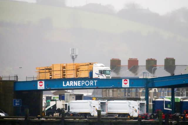 Larne port. 

Picture by Jonathan Porter/PressEye