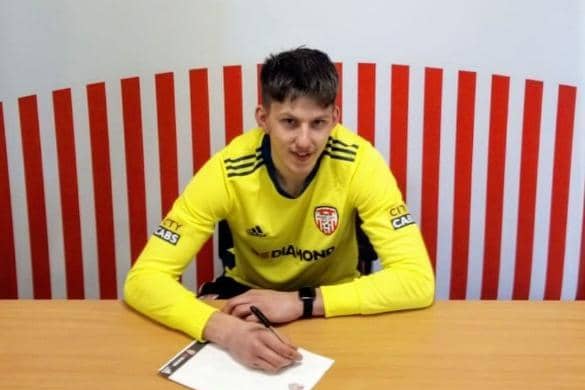 Jack Lemoignan has signed his first professional contract at Derry City; penning a two year deal with the club. Picture by Event Images & Video
