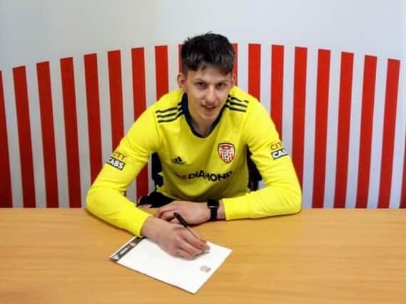Goalkeeper Jack Lemoignan has signed a two year deal with Derry City. Picture courtesy Event Images & Video