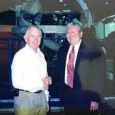 Ian Lynas with Fred Haise.