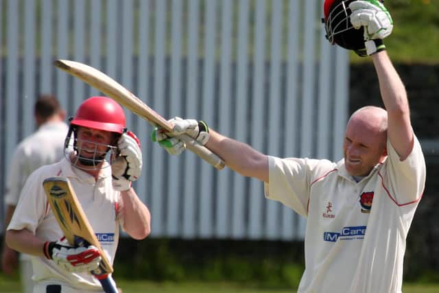 Strabane’s Peter Gillespie was inducted into the Cricket Writers’ of Ireland Hall of Fame. Picture courtesy Barry Chambers