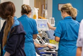 A ward treating COVID-19 patients