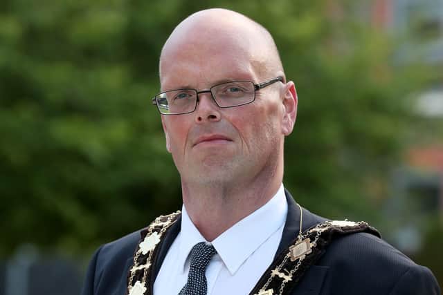 Mayor of Antrim and Newtownabbey, Councillor Jim Montgomery