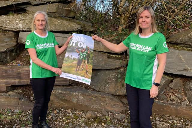 Rebecca from Ballymoney (left) and Kim (right) will be taking part in  Macmillan’s Mighty Hike Challenge around the Giants Causeway in June
