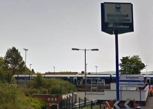 Greenisland train station. Image by Google.