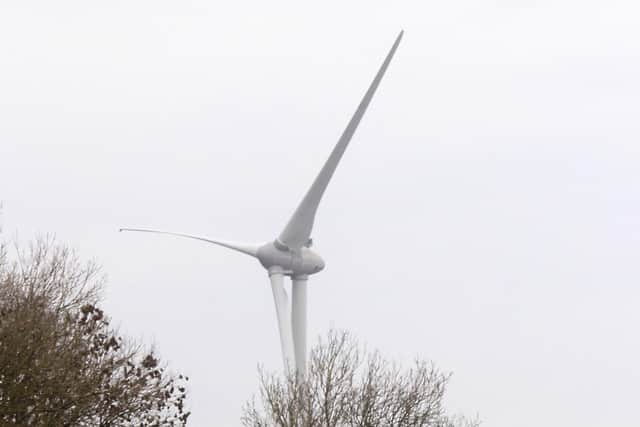 Wind turbine.