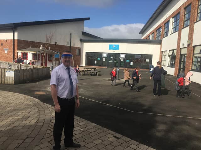 Lisnagelvin Primary School principal Colin Torrens is looking forward to welcoming pupils back to school again.