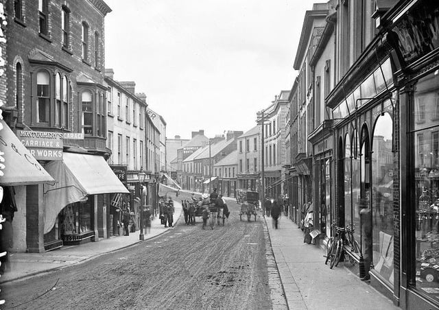 Church Street, Ballymena, Co Antrim. NLI Ref: L_ROY_11241. Picture: National Library of Ireland
