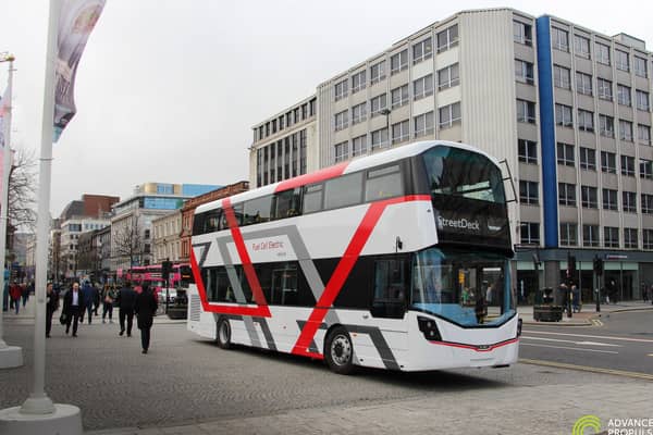 Ballymena-based bus manufacturer, Wrightbus, is to receive £11.2m from the government to develop hydrogen-fuel technology.
pic credit: Advanced Propulsion Centre UK