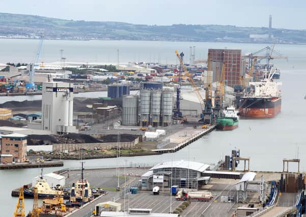 Belfast docks, the “magnificent” steamship City of Manchester had docked in Belfast this week in 1859 after sailing from Liverpool, reported the News Letter. Picture: Darren Kidd/Presseye.com
