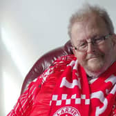 Larne FC fan John Hegarty