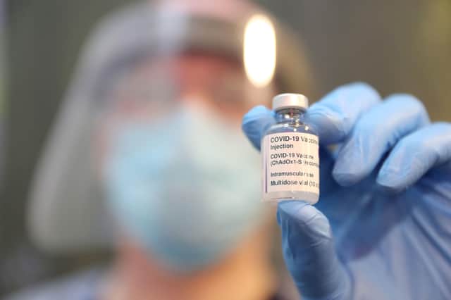 Covid vaccine.
Picture by Kelvin Boyes / Press Eye